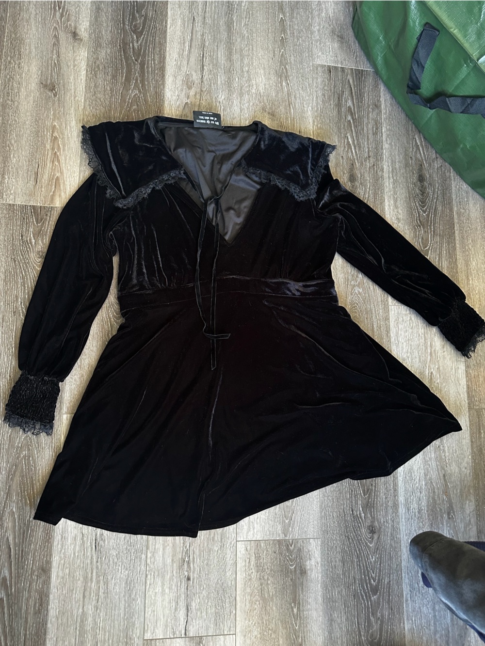 Killstar black velvet dress